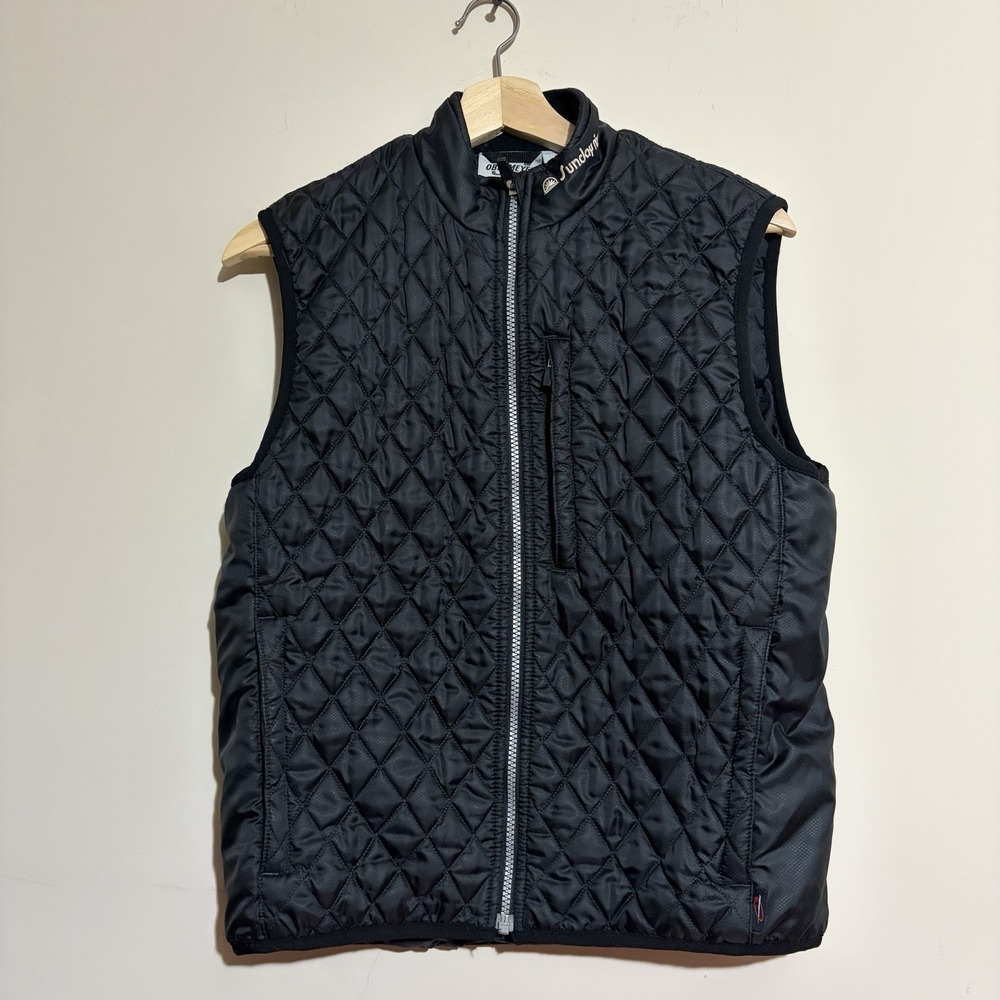 Obermeyer Vest Women's Sz 8 Diamond Quilted Insulated Full Zip Outdoor Ski